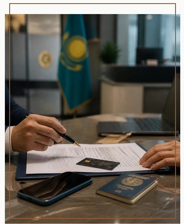Открытие счета и банковской карты в Казахстане в Чебоксарах